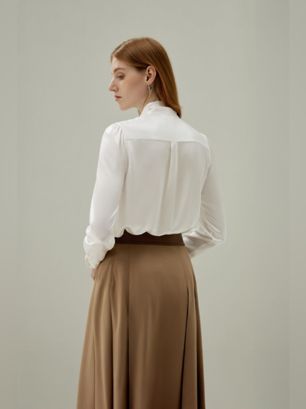 Lilysilk Women Bow-Tie Neck Silk Blouse - Picture 3 of 9